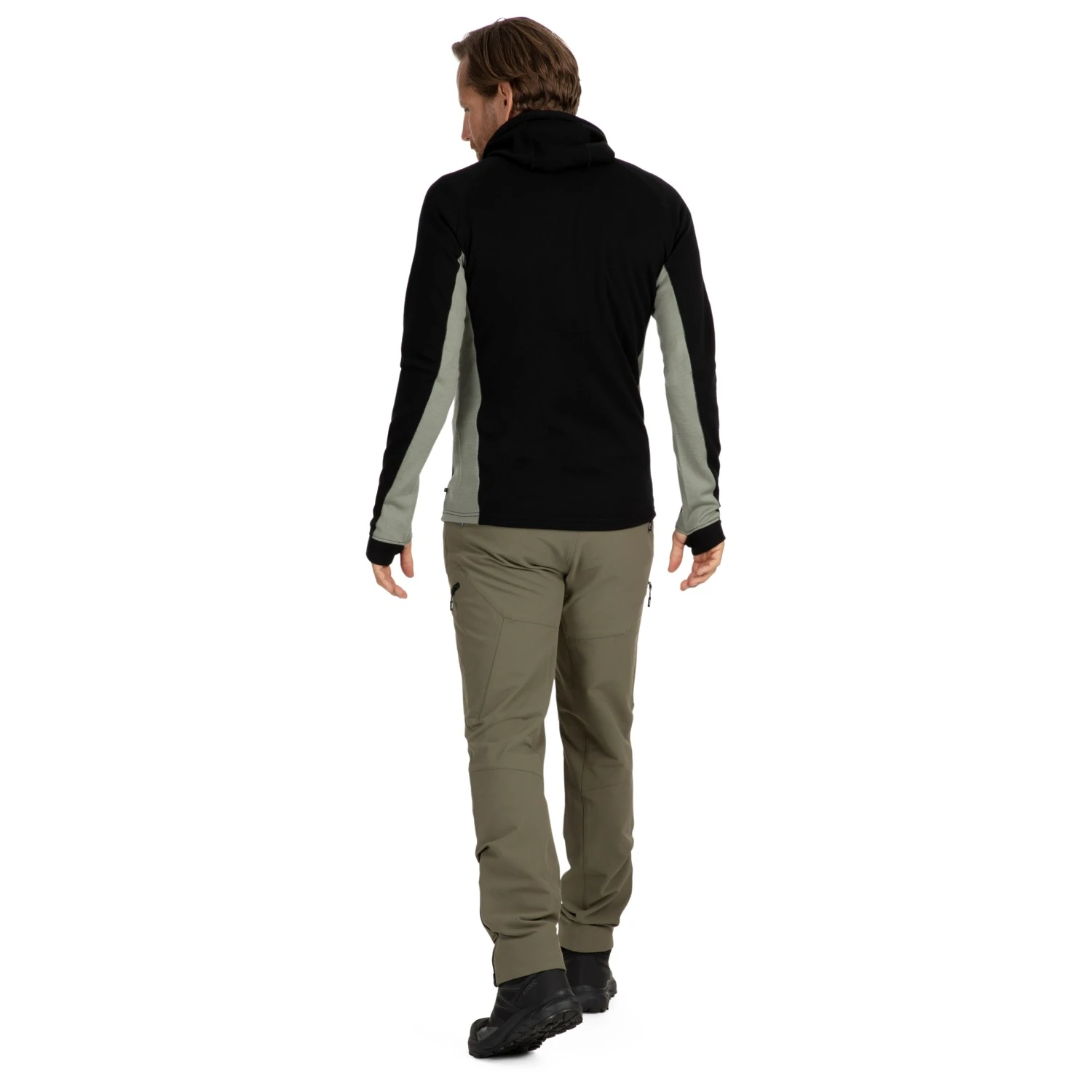 Stoic Merino260 StadjanSt. 3/4 Zip W. Hood - Merinohoodie – Bild 11