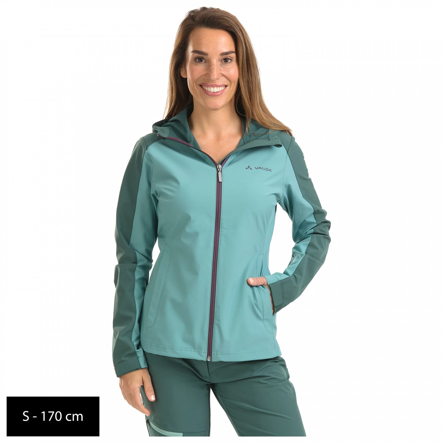 VAUDE Women's Itri Hoody Jacket - Softshelljacke – Bild 6